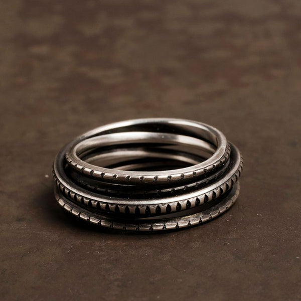 WERKSTATT MUNCHEN wound mark ring M1977 PWM5